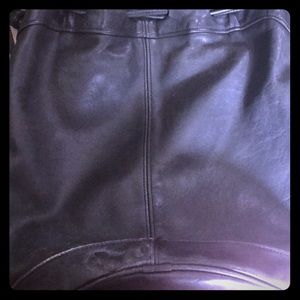 Black leather coach purse!